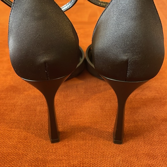 ZARA Strappy Satin Heels Size 10 - Picture 5 of 8